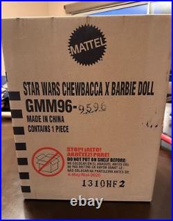 STAR WARS CHEWBACCA X BARBIE PLATINUM LABEL, GMM96, New In Shipper Box, NRFB, MINT
