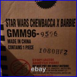 STAR WARS CHEWBACCA X BARBIE Unopened PLATINUM LABEL withShipper NRFB GMM96