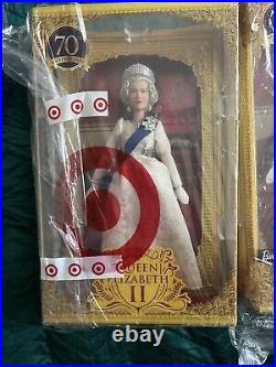 Sealed Queen Elizabeth II Platinum Jubilee Barbie Signature Doll Lot Of 3 Dolls