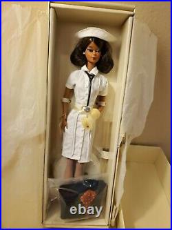 Silkstone Nurse Barbie Doll African American Version ONLY 999 made worldwide