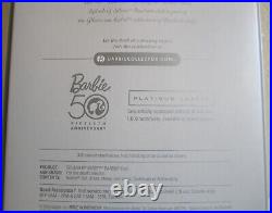 Splash of Silver Barbie Fan Club Exclusive Platinum Label (1000WW) NIB/NRFB