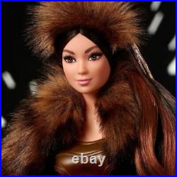 Star Wars Barbie Collector Barbie Chewbacca Doll platinum label Retired