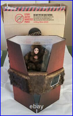 Star Wars Chewbacca x Barbie Doll NRFB Platinum Label Mattel & original Shipper