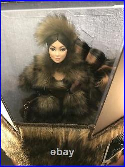 Star-wars Chewbacca Barbie Platinummint And Sealedgorgeous Dress In Faux-fur