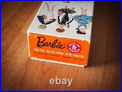 Vintage 1962 Barbie No. 850 Blonde Bubble Cut Barbie Red Swimsuit In Box