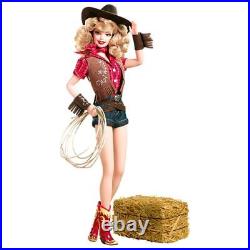 Way Out West Blonde Barbie Doll Pin-Up Girls Collection Platinum Label K3162