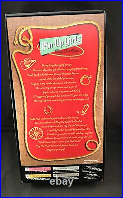 Way Out West Pin Up Girls Blonde Barbie Platinum Label 2006fao Exclusive Nrfb