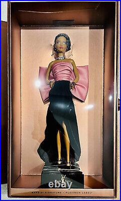 YSL Yves Saint Laurent Paris Evening Gown Platinum Label Barbie Doll NRFB FPV66