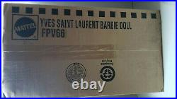 Yves Saint Laurent Barbie Doll (FPV66) Paris Gown Platinum Label NRFB New