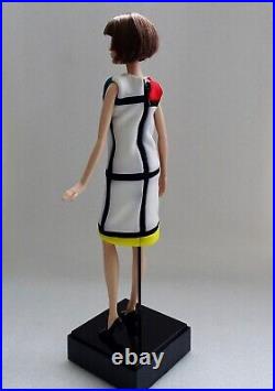 Yves Saint Laurent Barbie in 1965 Mondrian Dress Platinum Label 2018 LE
